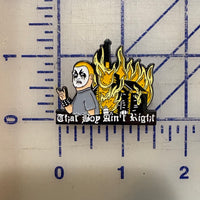 Black Metal Bobby Enamel Pin