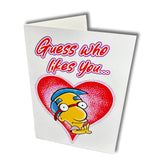 Guess Who Likes You Valentine Card