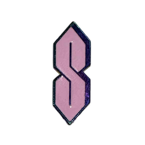Cool Pink S Enamel Pin