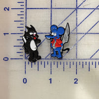 Itchy and Scratchy Enamel Pin Set