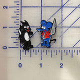 Itchy and Scratchy Enamel Pin Set