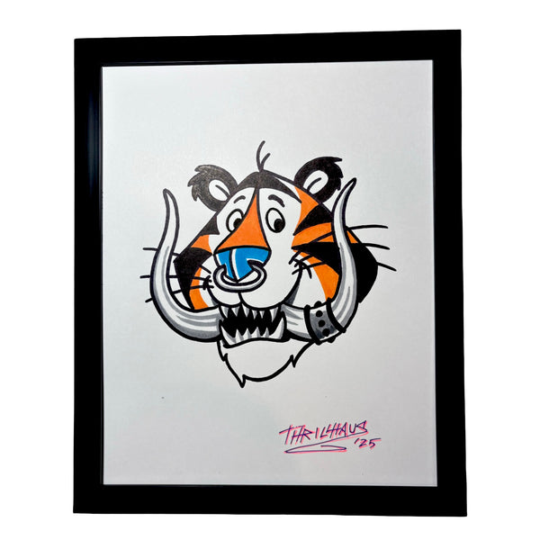 Tony the Snaggletooth Tiger Original Art