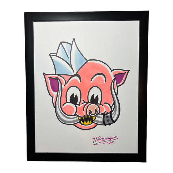 Piggly Wiggly Snaggletooth Original Art