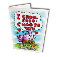 Choo Choo Choose You Valentine Card