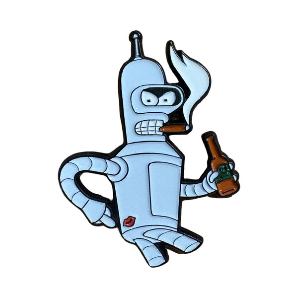 Bite My Shiny Metal Ass Enamel Pin