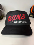 Dumb To Be Stupid-  Imperfect Cap