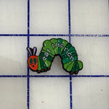 Eat The Rich Caterpillar Enamel Pin