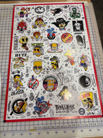 Punk Simpsons Giant Poster