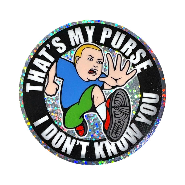 Bobby Hill Glitter Sticker