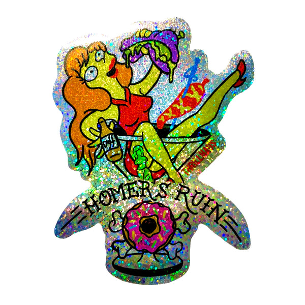 Homers Ruin Holographic Sticker