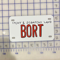 BORT Mini License Plate