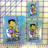 Dr. Nick Glitter Sticker