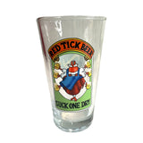 Red Tick Pint Glass