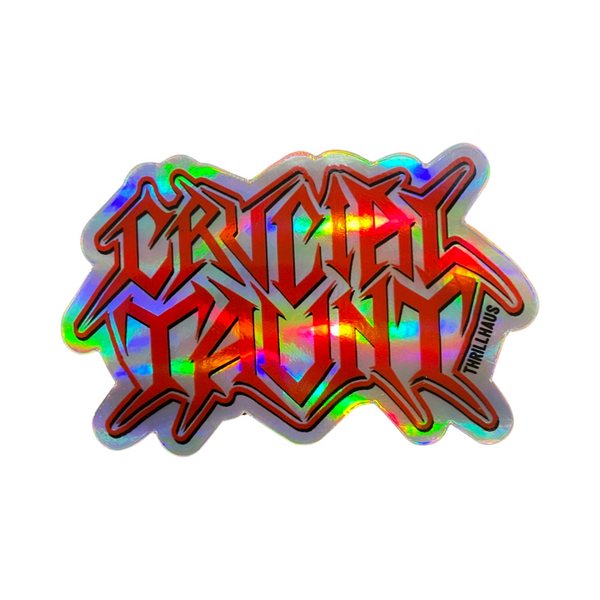 Crucial Taunt Holographic Sticker