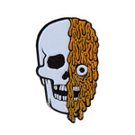 Melty Skull Enamel Pin