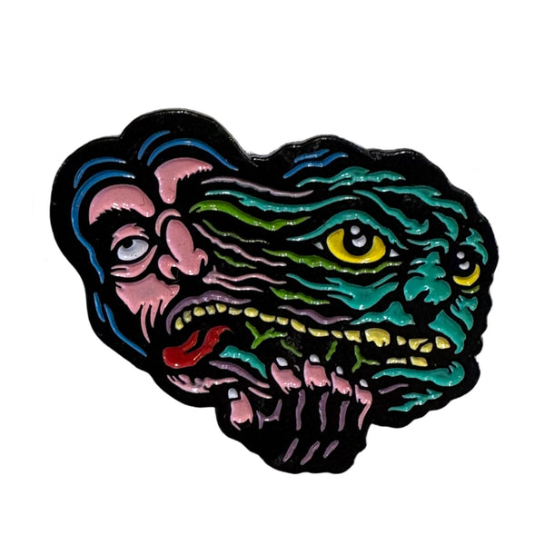 2 Faced Freak Enamel Pin