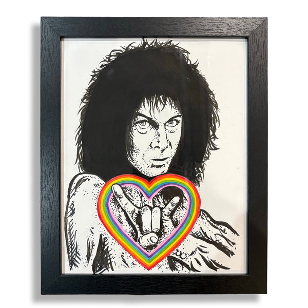 Dio Loves Rainbows Original Art