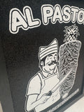 Al Pastor Division Framed Glitter Print