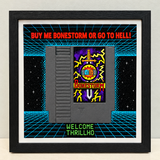 Bonestorm Framed Game Cartridge