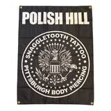 Snaggletooth Polish Hill Flag