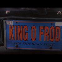 KING O FROD License Plate