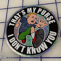 Bobby Hill Glitter Sticker