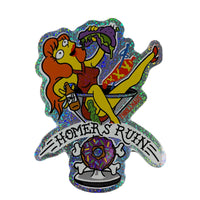 Homers Ruin Glitter Sticker