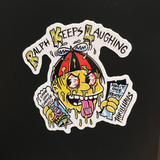Ralph Keeps Laughing Sticker