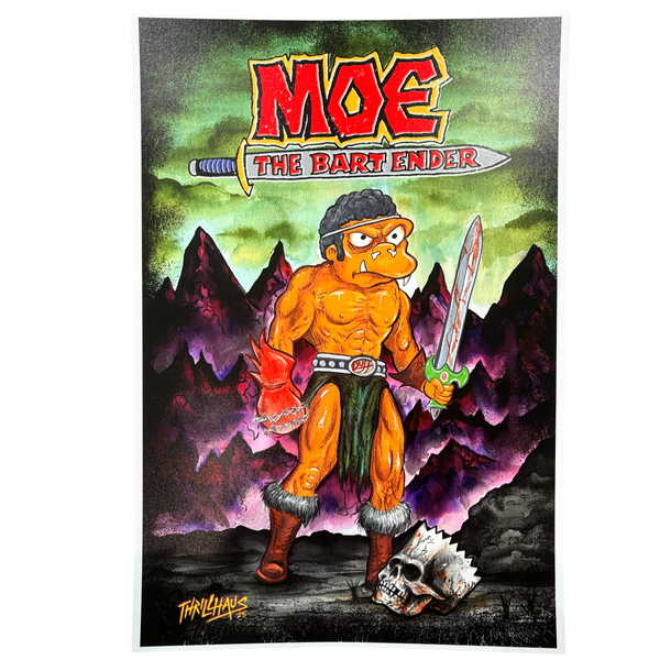 Moe The Bart-Ender Print