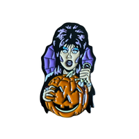 Elvira Enamel Pin