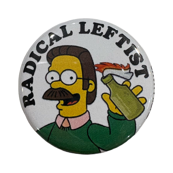 Radical Leftist Flanders Button