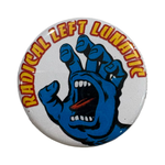 Radical Left Screaming Hand Button