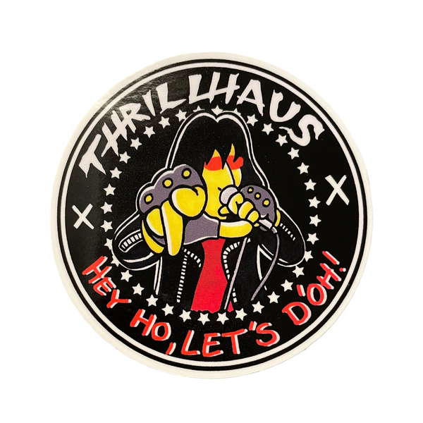 Hey Ho Let’s D’oh! Sticker