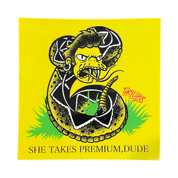 Dude Sticker Premium Dude Sticker – Thrillhaus