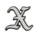 X the band Enamel Pin