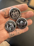 Anarchy Violence Gremlin Holographic 1.25” Button