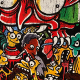 Half Inflated Dark Lord Canvas Print