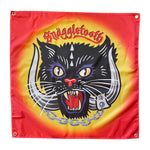 Snaggletooth Cat Flag