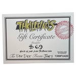 Thrillhaus Gift Certificate