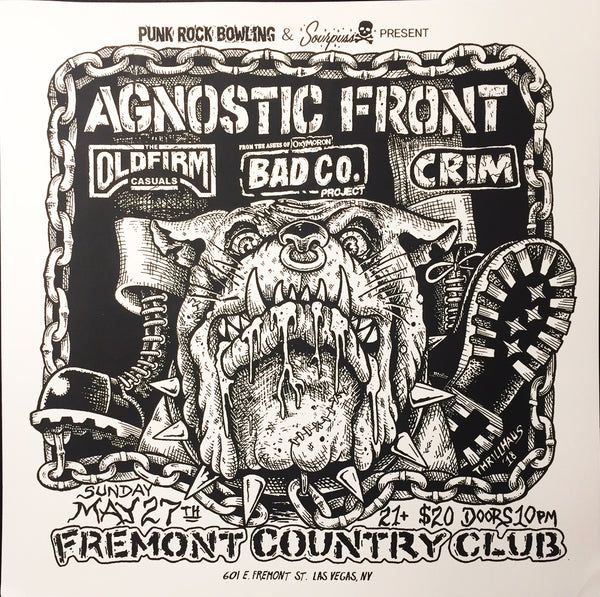 Agnostic Front Gig Poster