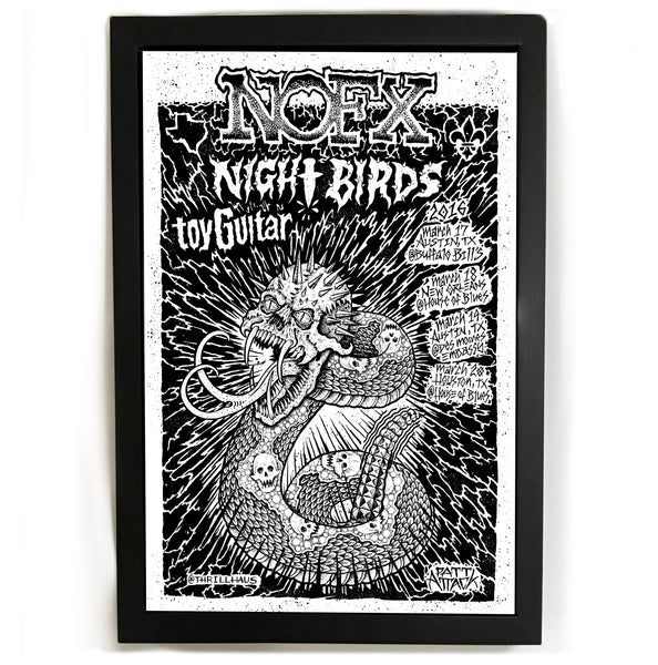 NOFX, Night Birds Gig Poster