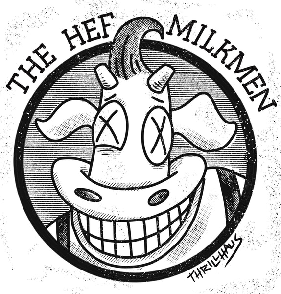 Hef Milkmen- LP poster