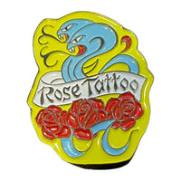 Rose Tattoo Enamel Pin
