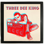 Three Dee King- LP poster